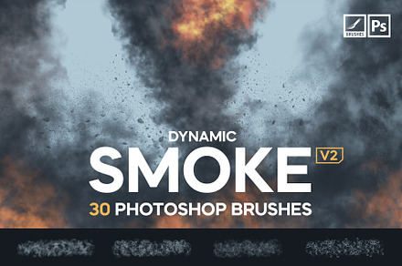 Smoke Photoshop Brushes v2, a Brushes & More by Mohamed Saber