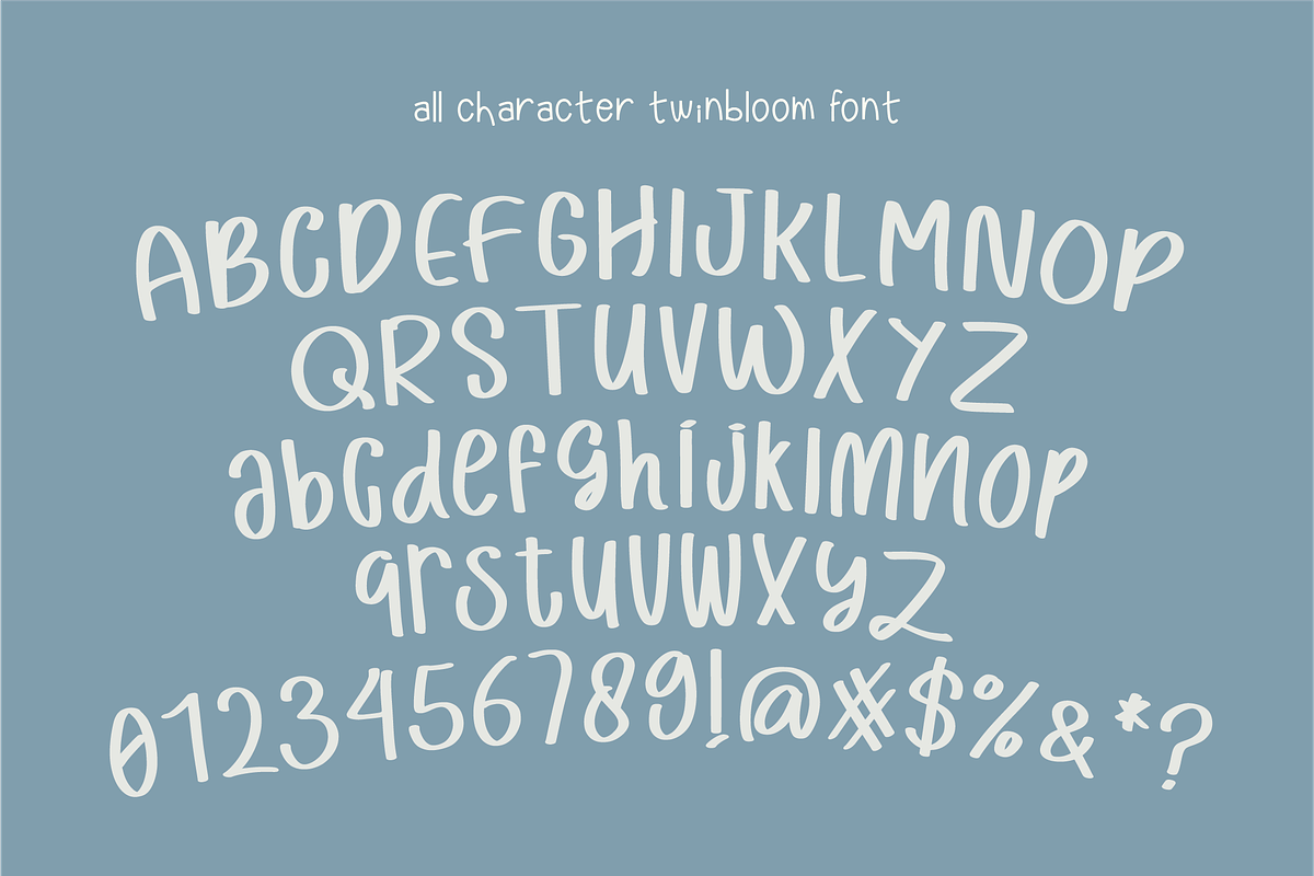 Twinbloom - Handwritten Font, a Handwritten Font by Berdansabersama (Photo 2 of 8)