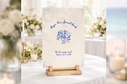 Guest Book Card Canva bd001, a Card Template by TyphoonStudio (Thumbnail 3 of 9)