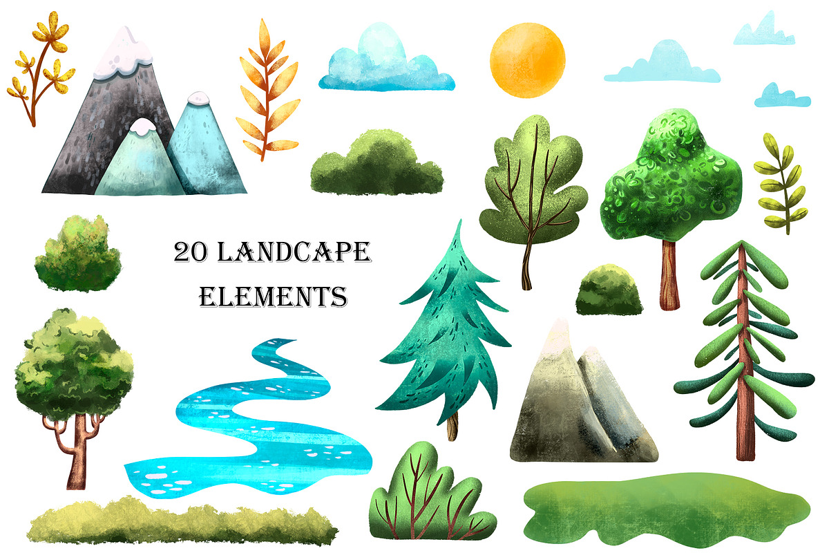 Fairy Tale - Clipart Set, an Illustration by Mashamashastu (Photo 6 of 12)