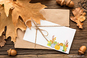 Autumn Floral Frames, Wreaths, a Seasonal Illustration by Contes_de_fée (Thumbnail 7 of 12)
