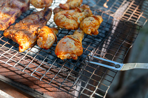 Grilled Chicken on Barbecue, a Food & Drink Photo by Ales Munt