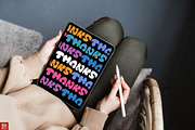 Floatograph Display Graffiti Bubble, a Blackletter Font by Nouric Design (Thumbnail 9 of 9)