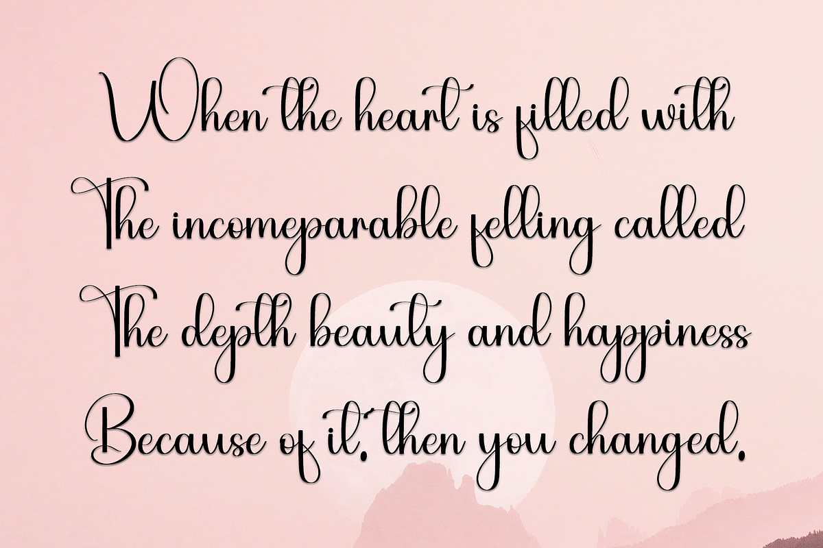 Rainbow, a Handwritten Font by InermediaSTUDIO (Photo 5 of 7)