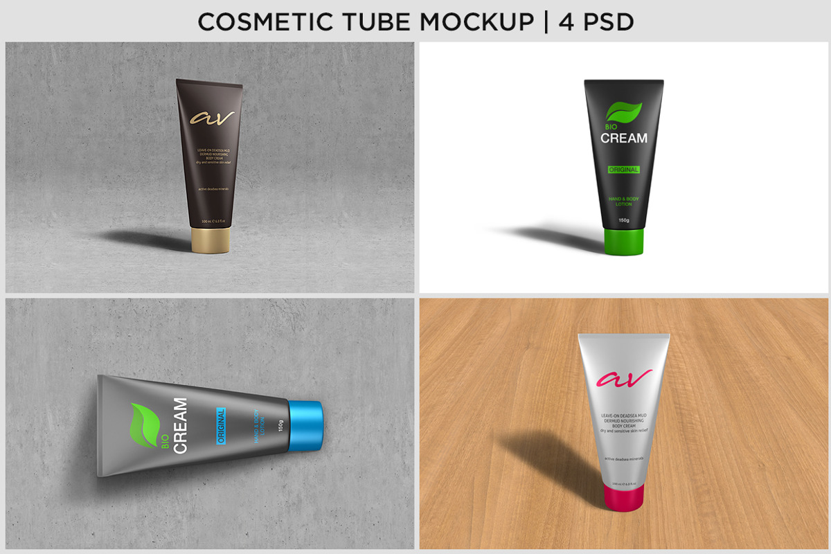Cosmetic Tube Mockup, a Packaging Mockup by aykutfiliz (Photo 7 of 7)