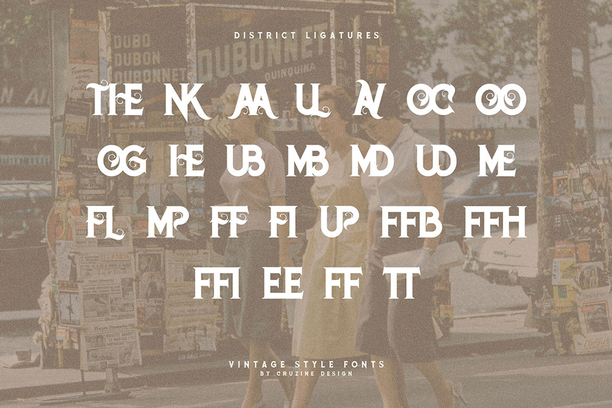 District Vintage Serif, a Serif Font by JumboDesign (Photo 6 of 8)