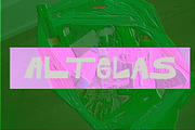 RAPTORN cutout marker retro font, a Sans Serif Font by ana & yvy (Thumbnail 5 of 8)