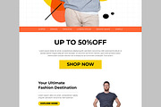 Ecommerce Landing Page, an UI Kit Template by CreativeShaper (Thumbnail 3 of 6)