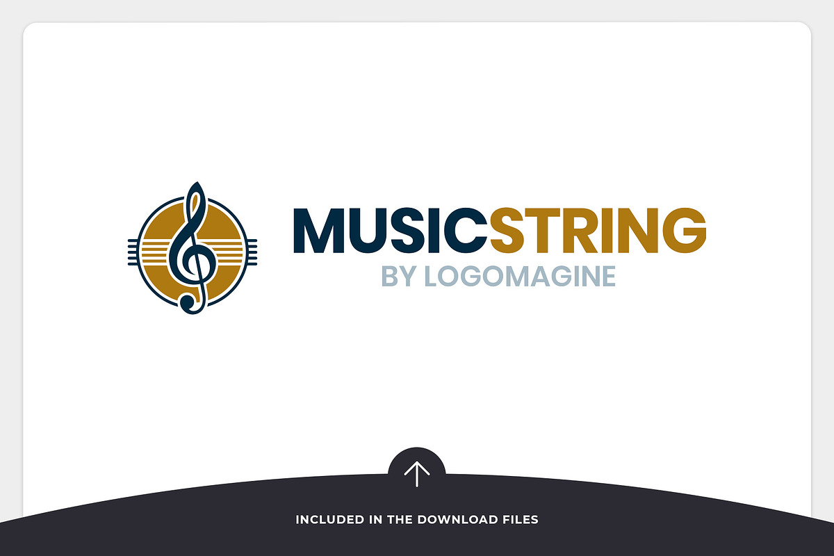 Music String Logo Template, a Branding & Logo Template by LOGOMAGINE (Photo 11 of 16)