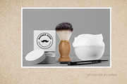 Barber shop round badges set, a Decorative Illustration by Tallina (Thumbnail 6 of 6)