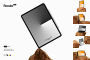 iPad Mockup Set, an iPad Mockup by Renderteam (Thumbnail 1 of 16)