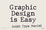 Prestige TM – Organic Typewriter, a Serif Font by Type Mania (Thumbnail 11 of 11)