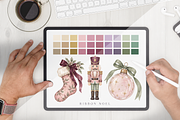 Ribbon Noel Procreate Color Palette, a Decorative Illustration by Colorsfav (Thumbnail 2 of 3)