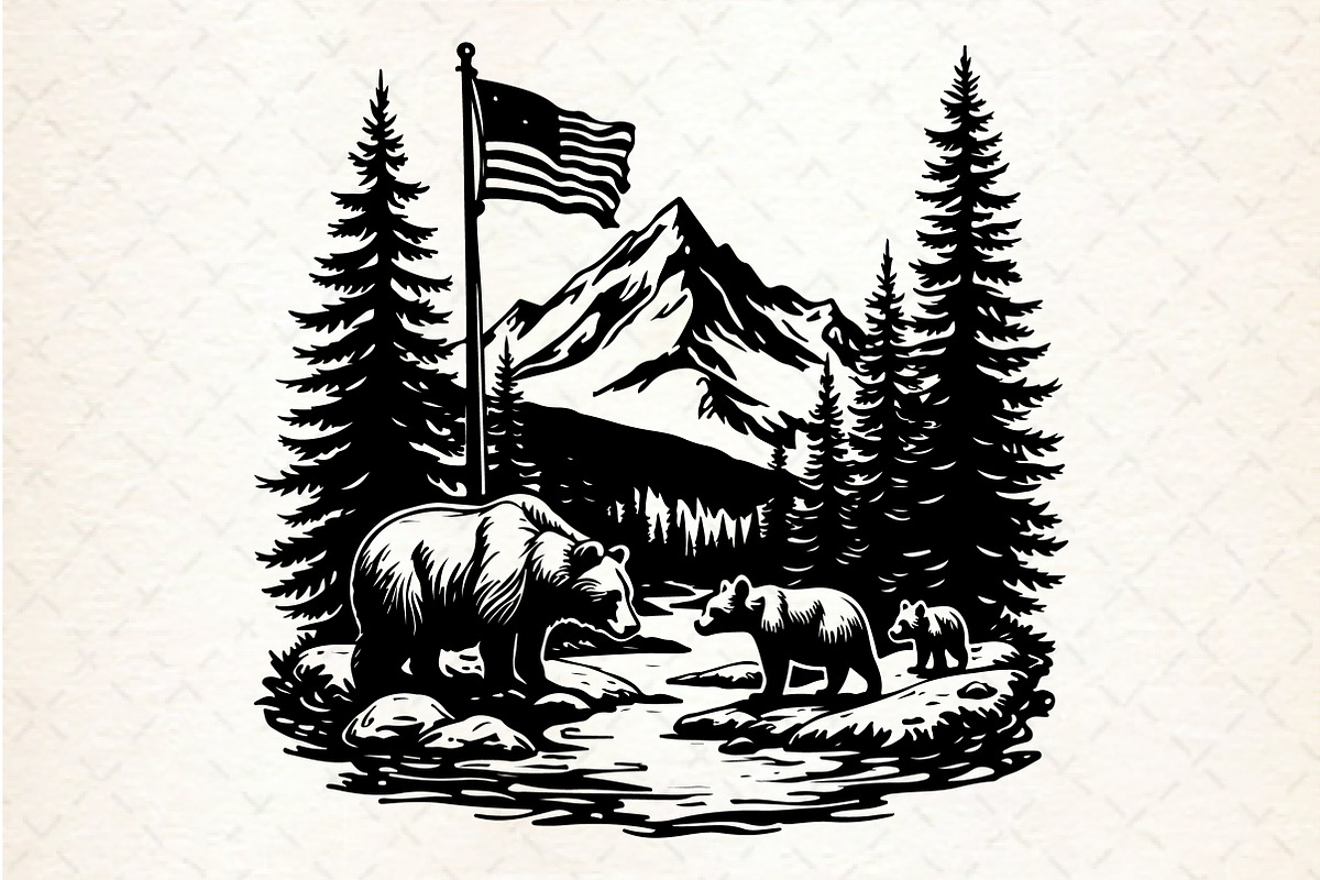 Mountain SVG, Mama Bear SVG  You w, an Illustration by Rose Art (Photo 5 of 7)