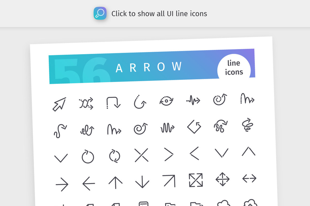 UI 700+ Line Icons Bundle, an Outline Icon by Voysla's Shop (Photo 3 of 8)