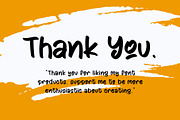 Mango Lazy, a Script Font by Letterafa Studio (Thumbnail 7 of 7)