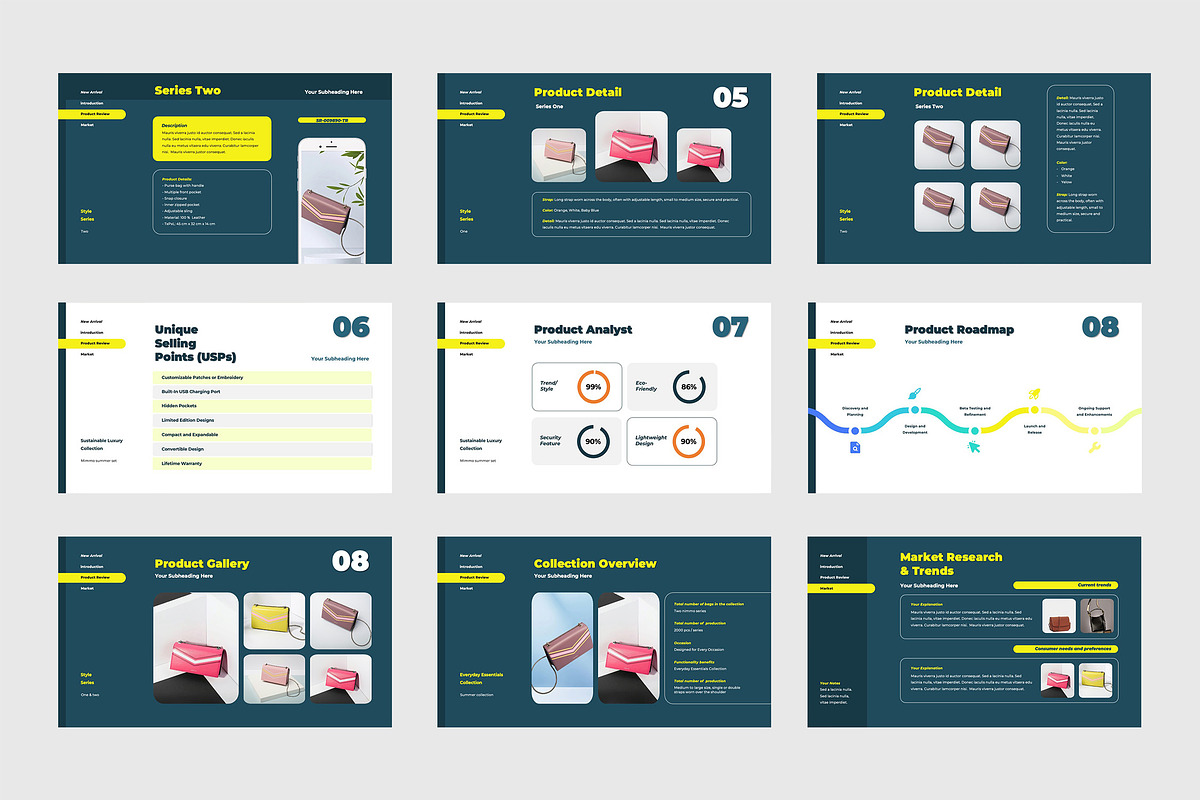 Product Display Keynote Template, a Presentation Template by TMint Creative (Photo 3 of 6)