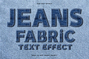 Jeans Fabric Denim Text Effect PSD, a Layer Style Add-On by Beast Designer (Thumbnail 1 of 2)