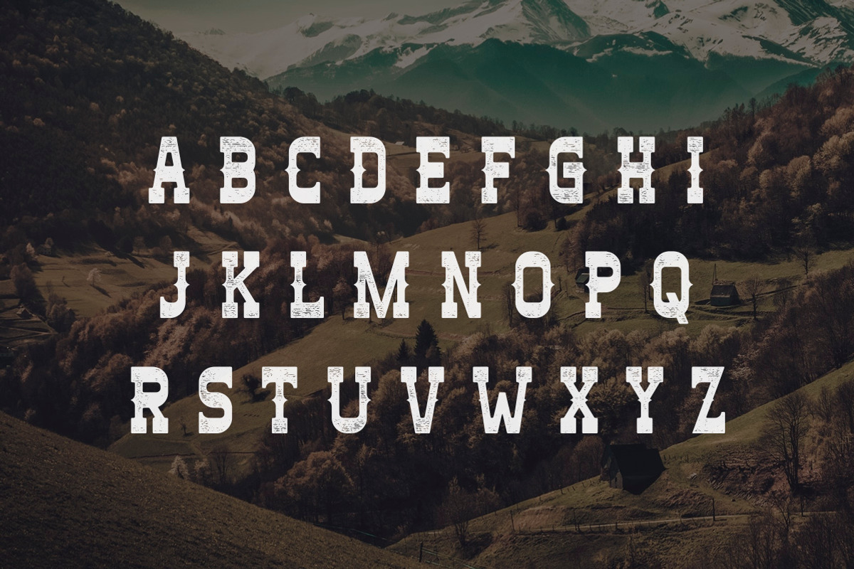 Brigand Typeface preview 2