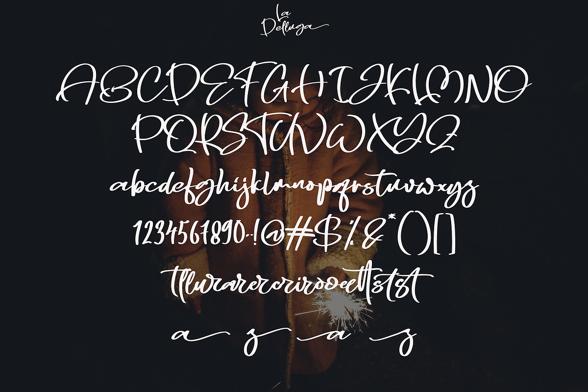 La Delluga Black Friday, a Script Font by pineungtype (Photo 9 of 10)