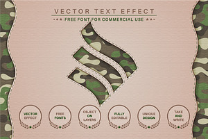 Military - Editable Text Effect