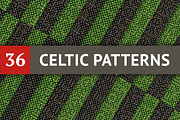 Celtic Patterns Set, a Pattern Graphic by Alex Serada (Thumbnail 1 of 5)