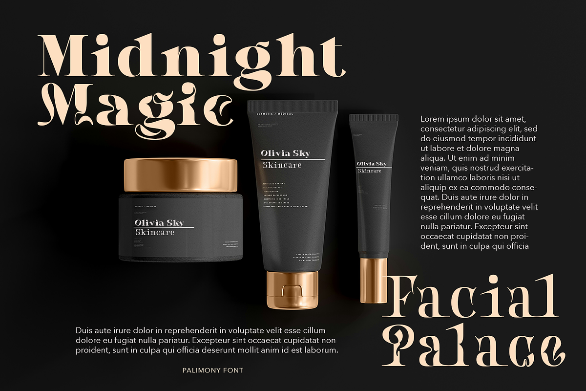 Palimony Luxury Serif, a Font by TypeClassHeroes (Photo 8 of 15)