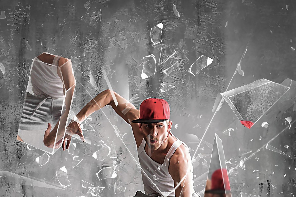 Broken Glass Photo Effect Bundle, an Action Add-On by Photoshop Action (Photo 17 of 25)