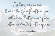 Nothing | Script Font, a Handwritten Font by Scratchones (Thumbnail 6 of 9)