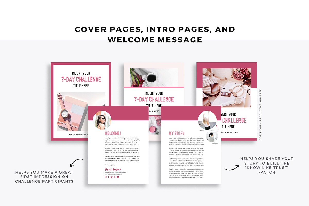 7-Day Lead Magnet Challenge Bundle, an Email Template by ProductiveandFree (Photo 5 of 19)