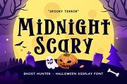 Halloween Font - Ghost Hunter, a Handwritten Font by Mozatype (Thumbnail 2 of 8)