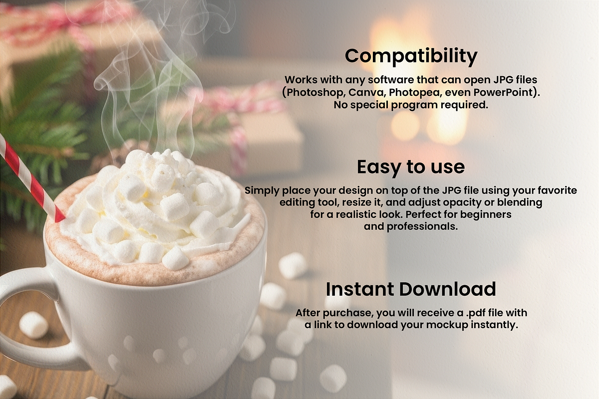 Rustic Christmas Mug Bundle 400 JPG, a Cups & Container Mockup by KennedyStudio (Photo 11 of 11)