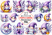 Lavender purple gnome sublimation, an Illustration by RobertsArt (Thumbnail 1 of 7)