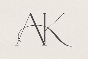 AK Monogram Logo