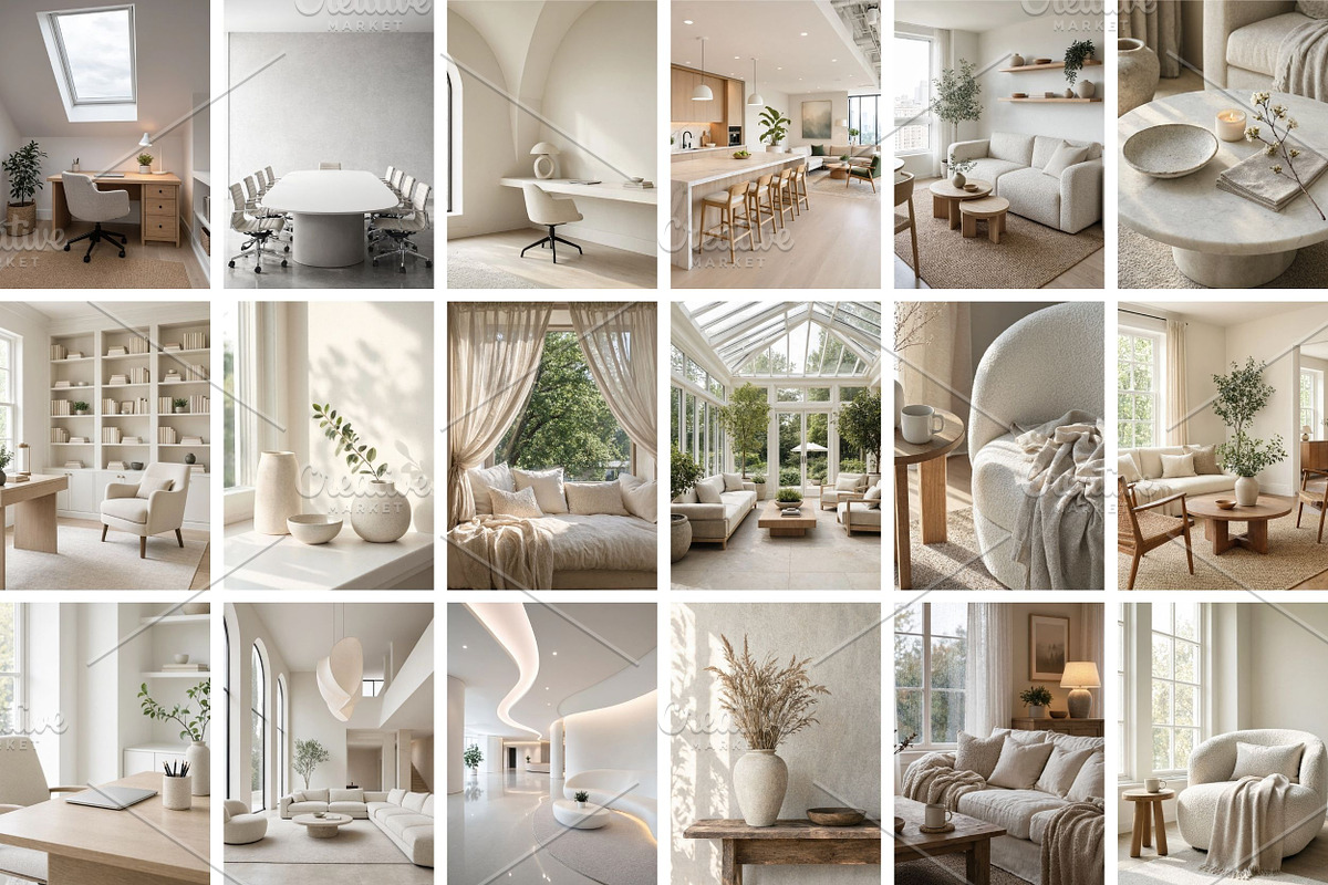 White Interior Stock Photo Bundle, an Architecture Photo by Selenique Studio (Photo 7 of 12)