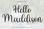 Hello Maddison, a Handwritten Font by InermediaSTUDIO (Thumbnail 1 of 9)