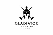 Spartan Helmet and Golf Club Logo, a Branding & Logo Template by Buqancreative (Thumbnail 5 of 5)