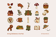 Cozy Cottagecore Fall Illustration, a Seasonal Illustration by Invisual Studio (Thumbnail 4 of 10)