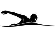 Swimming Sport Silhouette Vector Bun, an Illustration by jahid234 (Thumbnail 21 of 51)