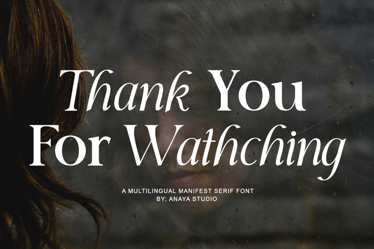 Manifest Font Serif, a Serif Font by AnayaStudio (Photo 9 of 9)
