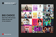 T-Shirt Mock-Up Set, a Shirt Mockup by Freeman Studio (Thumbnail 18 of 22)