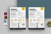 Brand Guidelines Poster Template, a Flyer Template by obayes (Thumbnail 1 of 3)