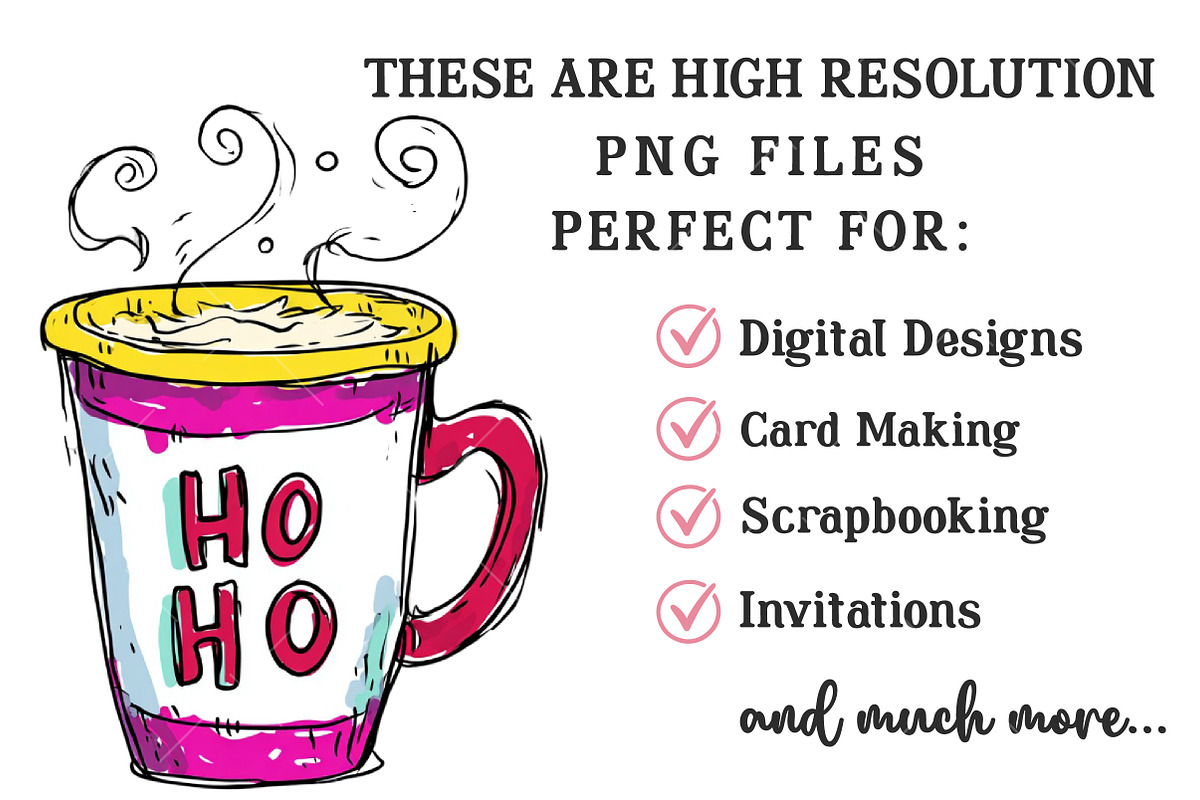 Brush Doodle Christmas Clipart, an Illustration by OK Design (Photo 4 of 6)