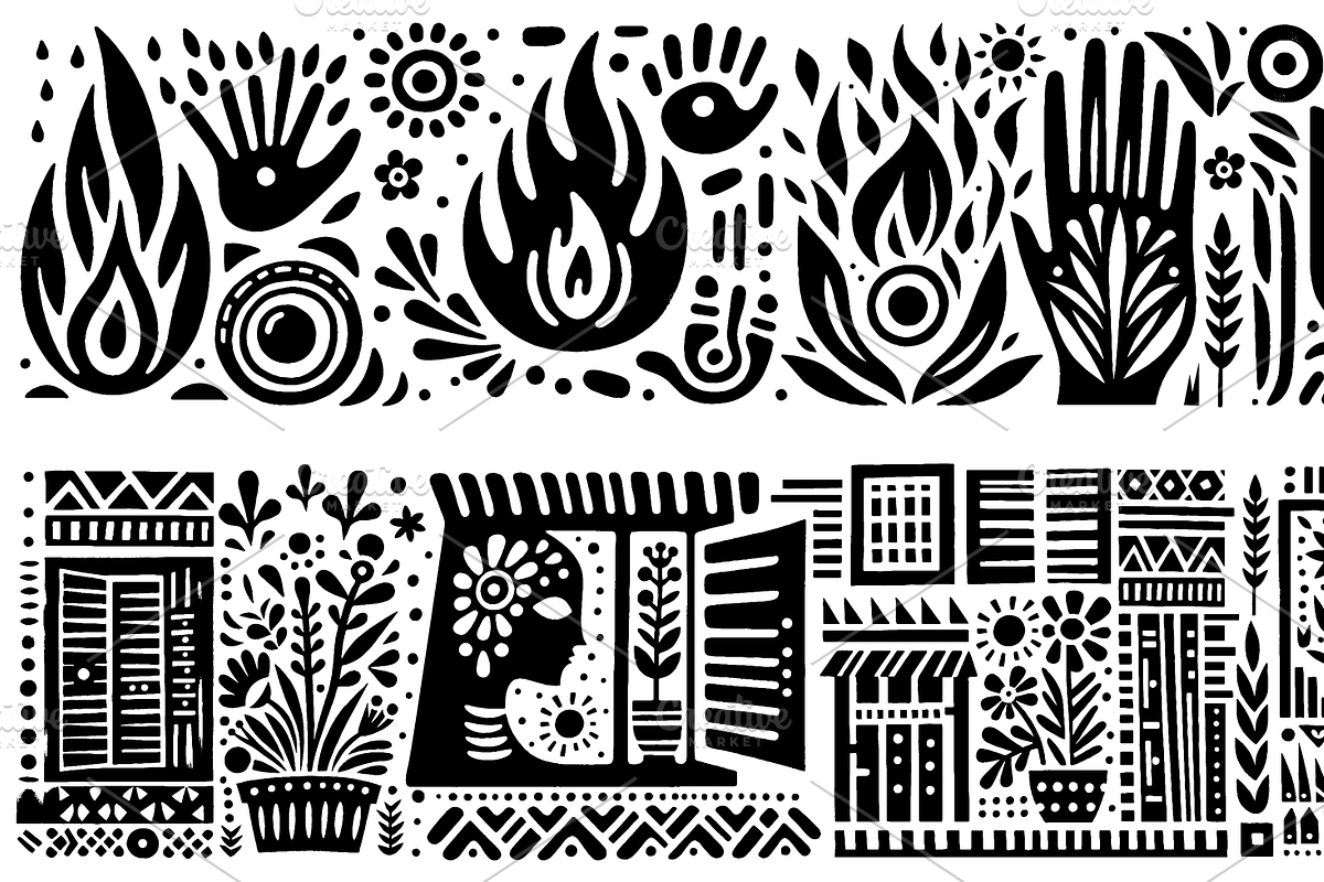 Vintage Gardening Folk Art, a Decorative Illustration by devastd (Photo 7 of 28)