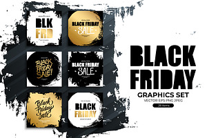 Black Friday Graphics Set