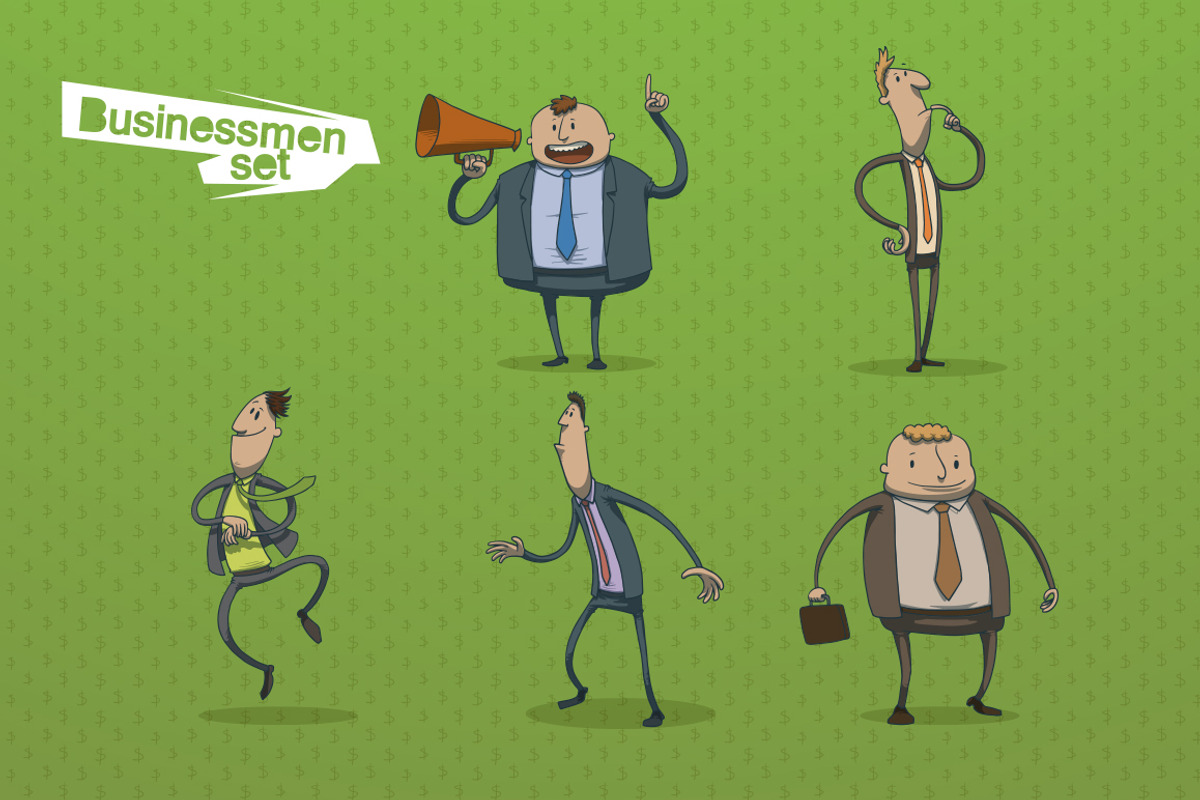 Businessmen set, vector, a Finance Illustration by IvanNikulin (Photo 2 of 2)