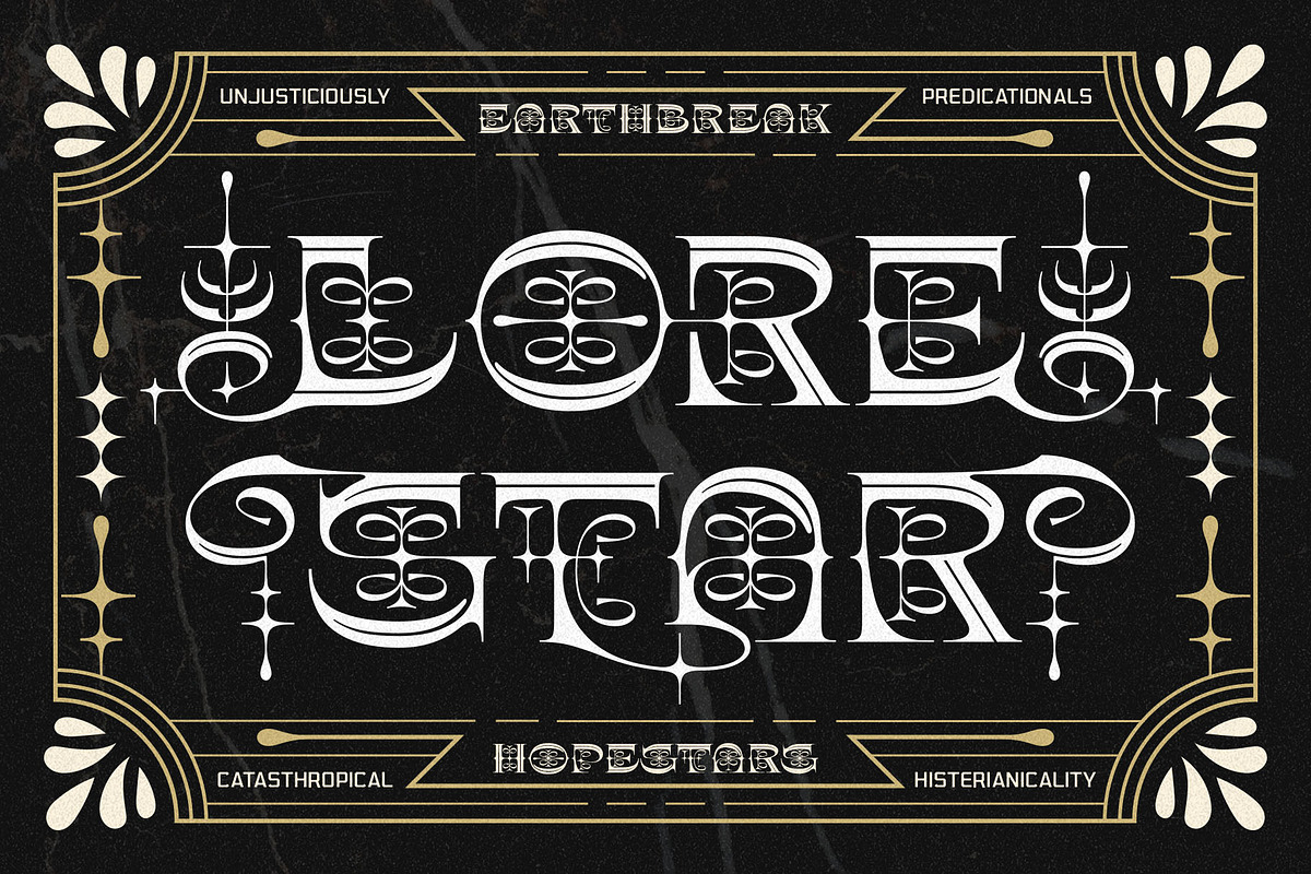 Shinery Loud Typeface, a Serif Font by alit design (Photo 2 of 20)