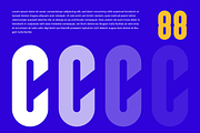 Bruon Condensed Sans Font, a Sans Serif Font by Artiveko (Thumbnail 4 of 7)