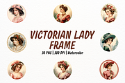 Victorian Elegant Lady Logo, a Person Illustration by New-School-Wave (Thumbnail 1 of 5)