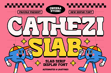 Cathezi - Retro Slab Serif